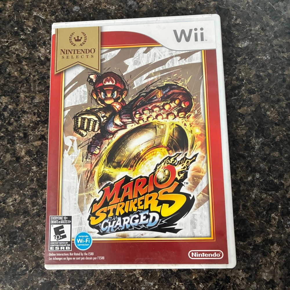 Mario Strikers Charged Nintendo Wii Selects collection edition Soccer Game CIB